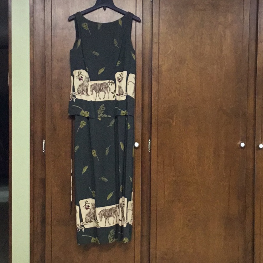 Animal Print Maxi Dress